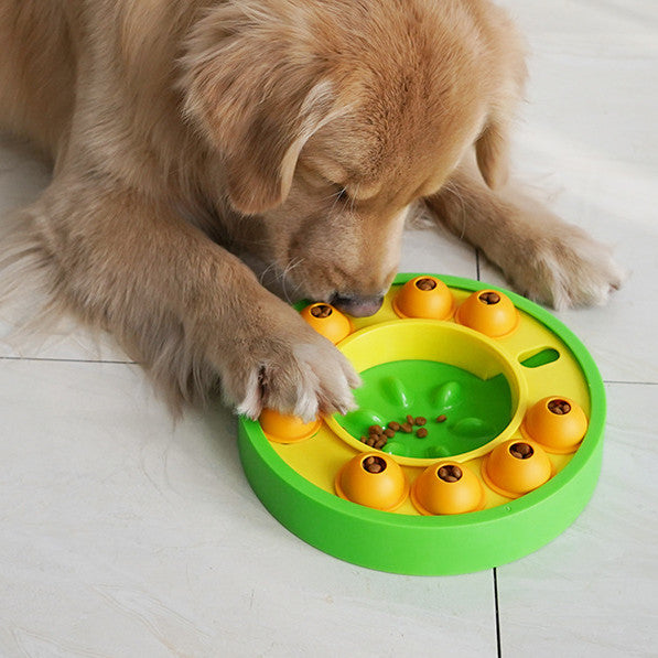 Juguetes interactivos para perros, rompecabezas, alimentador lento, aumentan el coeficiente intelectual del cachorro, dispensador de comida, tazón antideslizante para comer lentamente, juego de entrenamiento para perros, suministros para mascotas