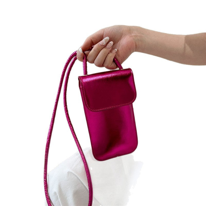 New Summer Stylish Lacquered Korean-Style Coin Shoulder Bag
