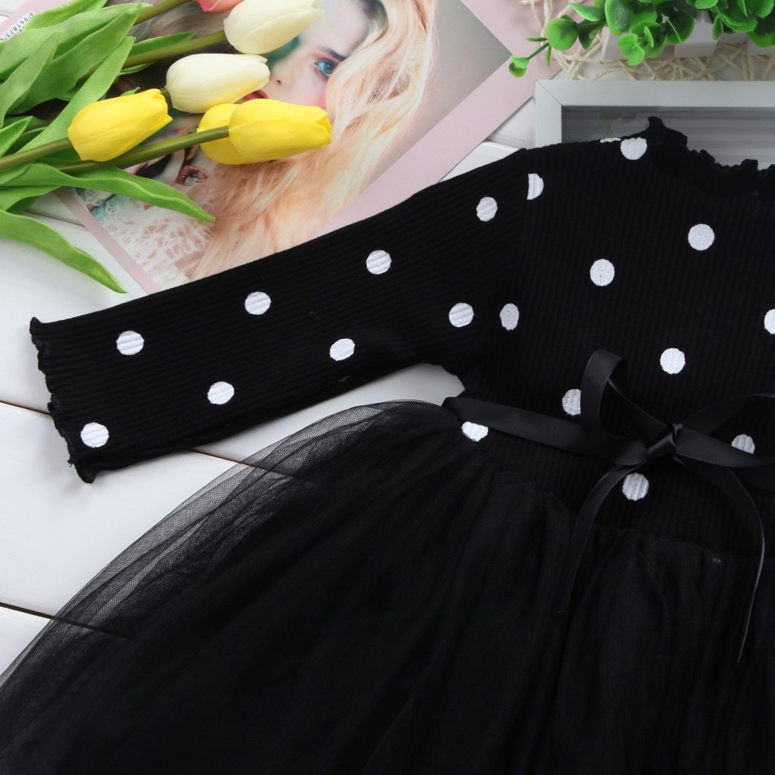 Baby Mädchen Frühling Winter Langarm Tüllkleider Spitze Neugeborene 1. Geburtstag Partykleider Taufkleid Freizeitkleidung