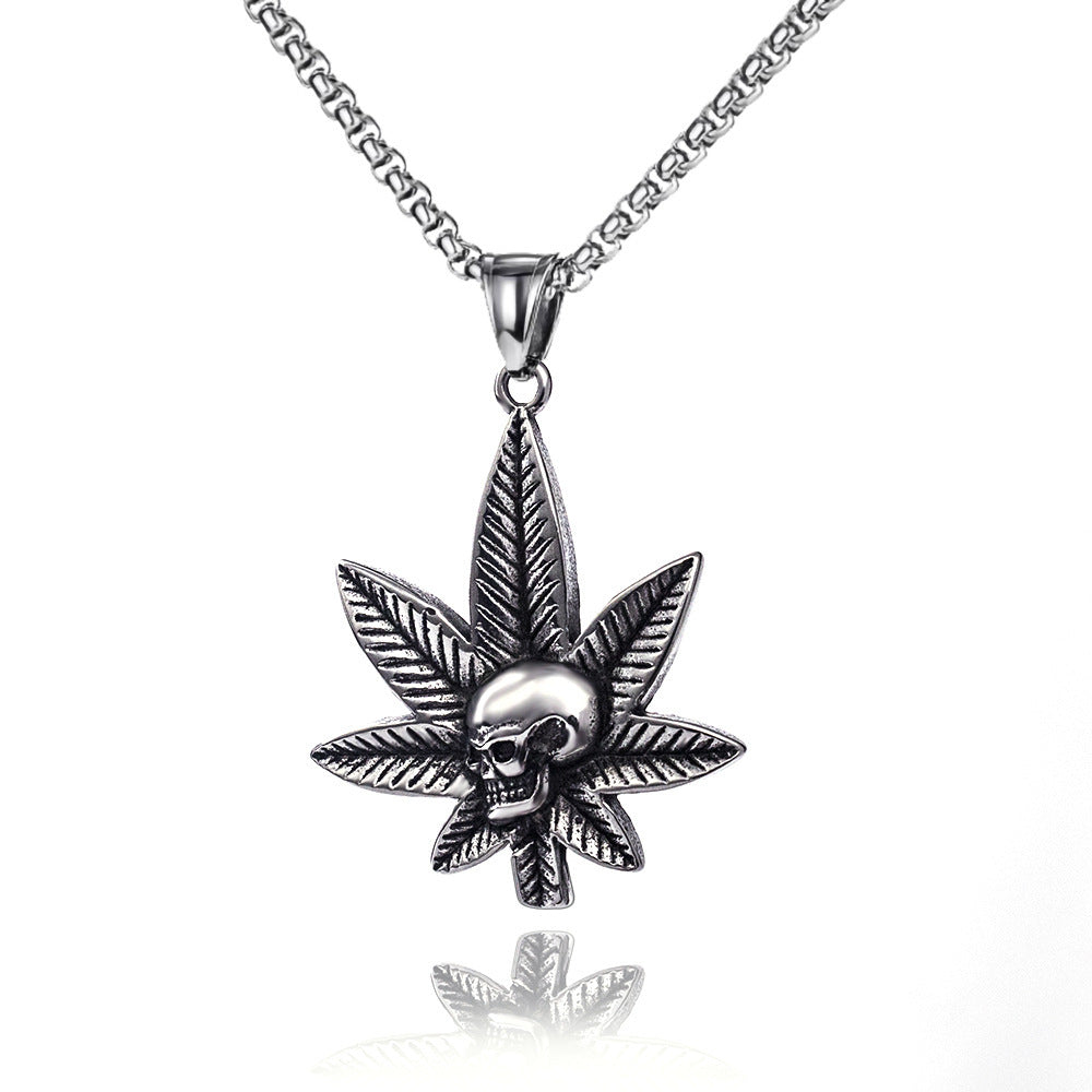 Personalized Hip-Hop Titanium Steel Necklace Pendant Jewelry
