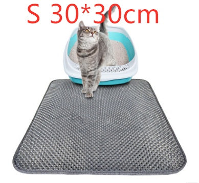 Katzenstreumatte Wabenförmige Katzenmatte Wasserdichte Urinbeständige Matte Haustierbedarf