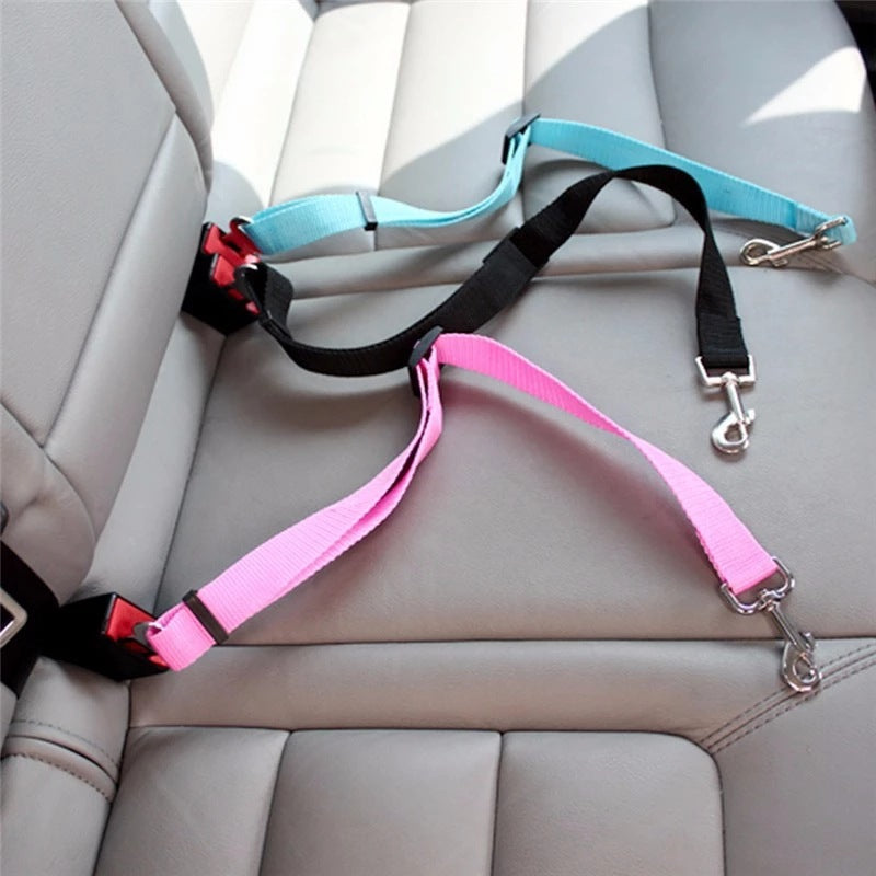 Verstellbarer Haustier Katzen Hunde Autosicherheitsgurt Haustiersitz Fahrzeug Hundegeschirr Leine Clip Sicherheitshebel Traktion Hundehalsbänder Hunde Accessoires Haustierprodukte