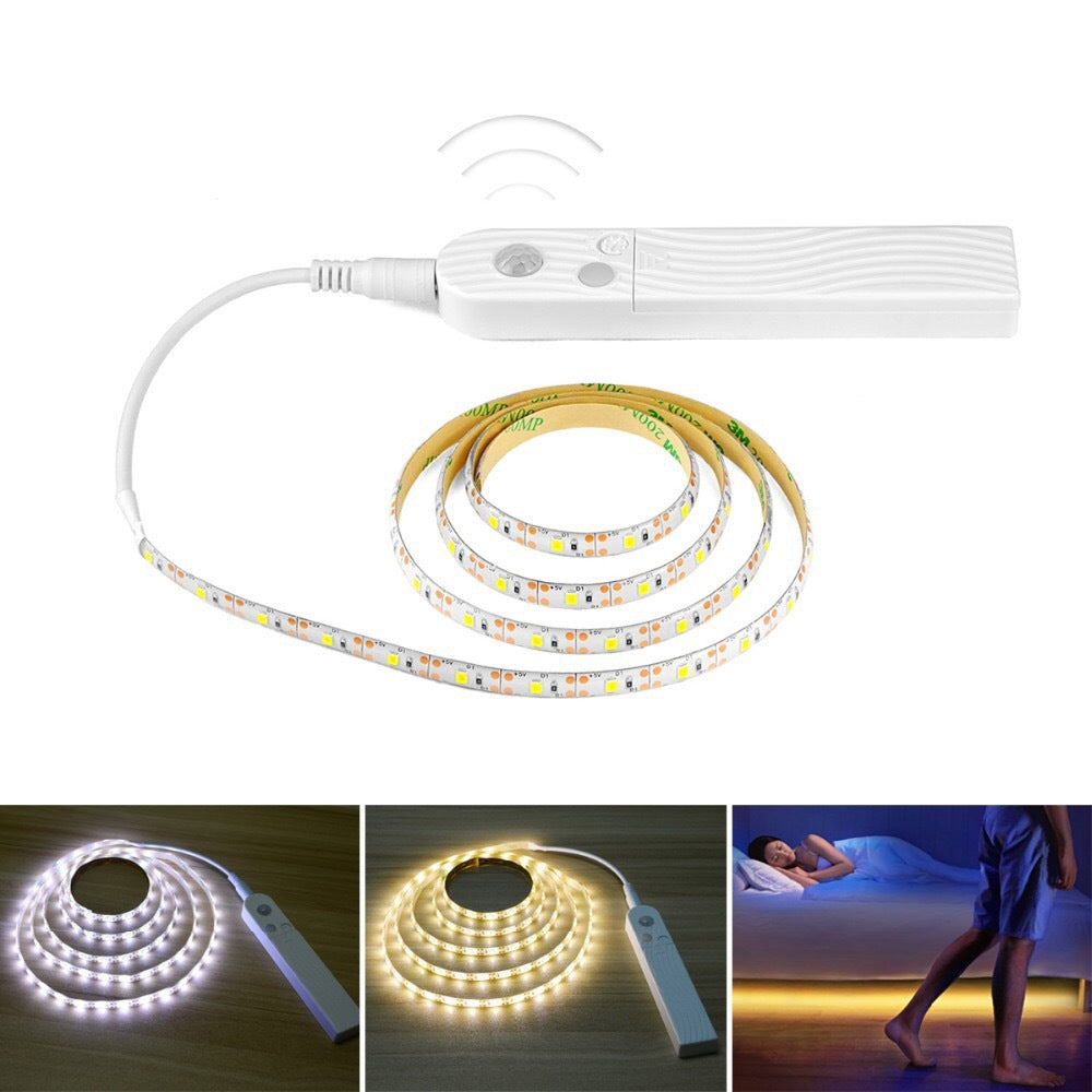 Luces LED con sensor de movimiento para cocina, luces LED bajo armario