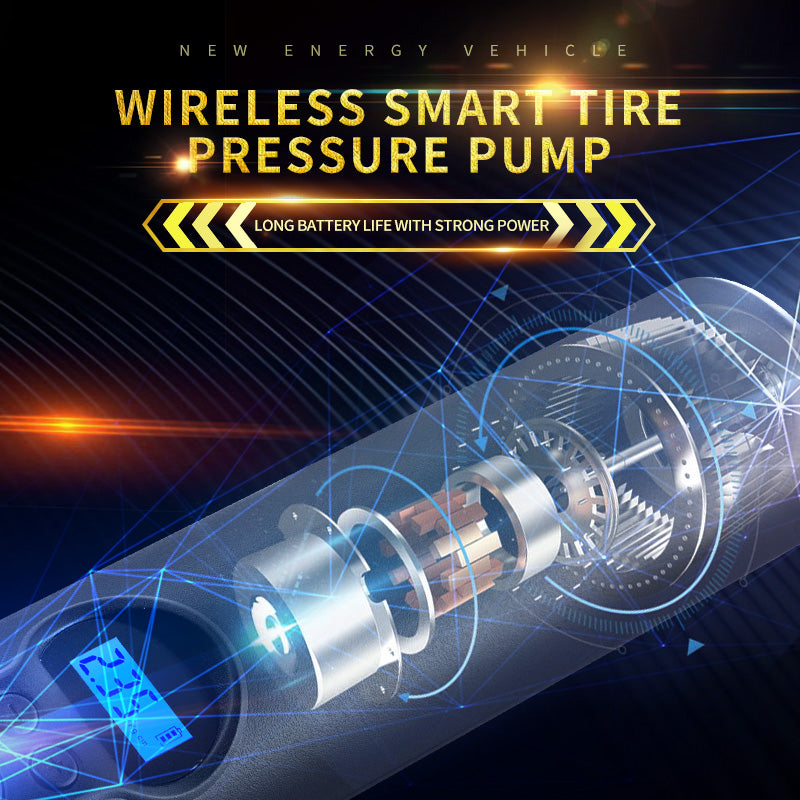 Wireless Smart Tire Pressure Pump