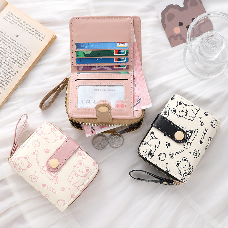 Simple And Cute Japanese-style Womens Clutch
