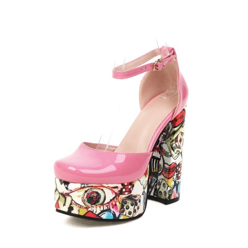 Chunky-heeled Ultra-high Waterproof Platform Sandals