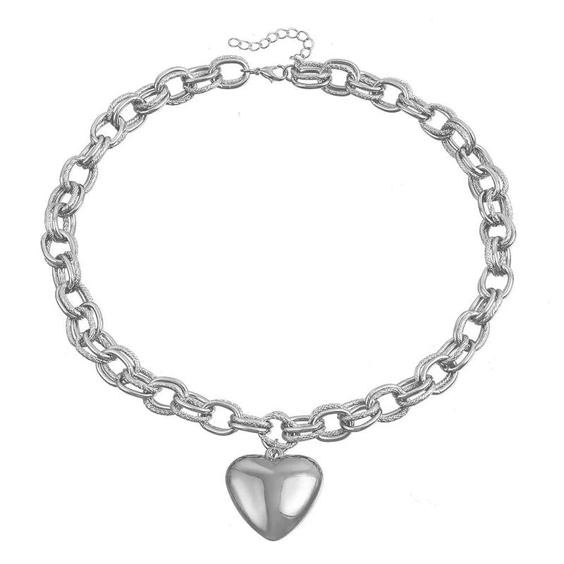 Cold Style Hollow Out Thick O-shaped Necklace