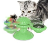 Katzen-Windmühlen-Multifunktionsspielzeug Juckreiz-Kratzgerät Zahnreinigungsspielzeug