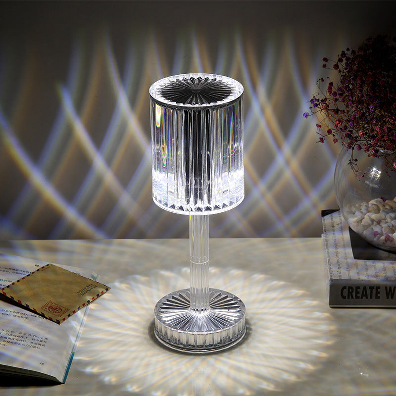 Neue Kristall-Tischlampe Hotel Dekoration Diamant Romantisch Warm LED für Heimdekoration Romantisches Geschenk Nachtlicht