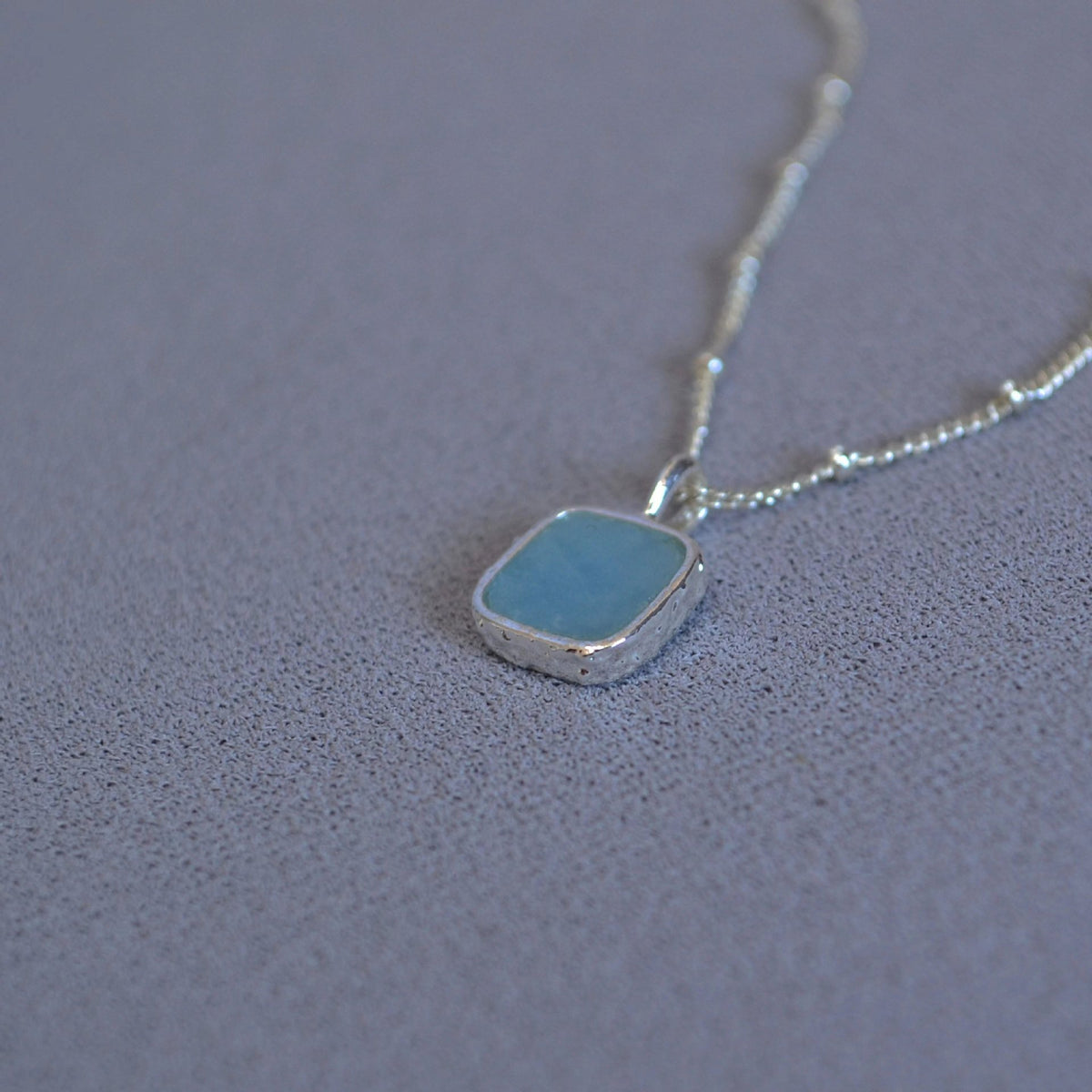 Simple Geometric Square Pendant Necklace For Women