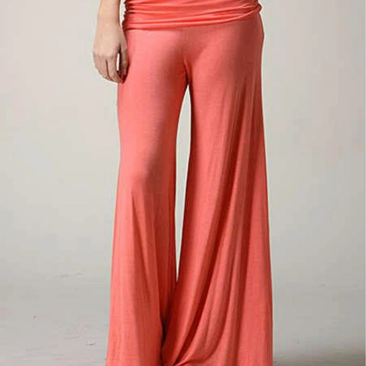 Wide-leg Casual Loose-fitting Solid-color Pants
