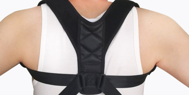 Corrector de Postura Ajustable Soporte Lumbar Espalda Cinturón Ortopédico Hombros Columna Vertebral
