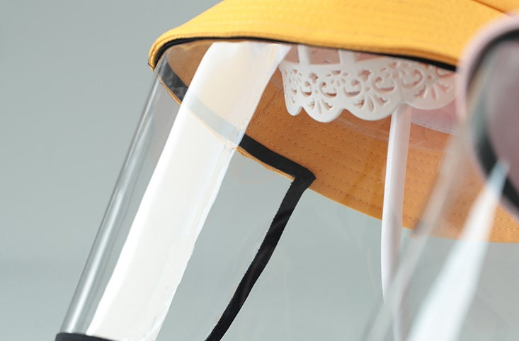 Produkte für Kinderschutz heißer Kauf Anti-Spuck-Schutzhut Staubdichte Abdeckung Kinder Jungen Mädchen Fischerhut