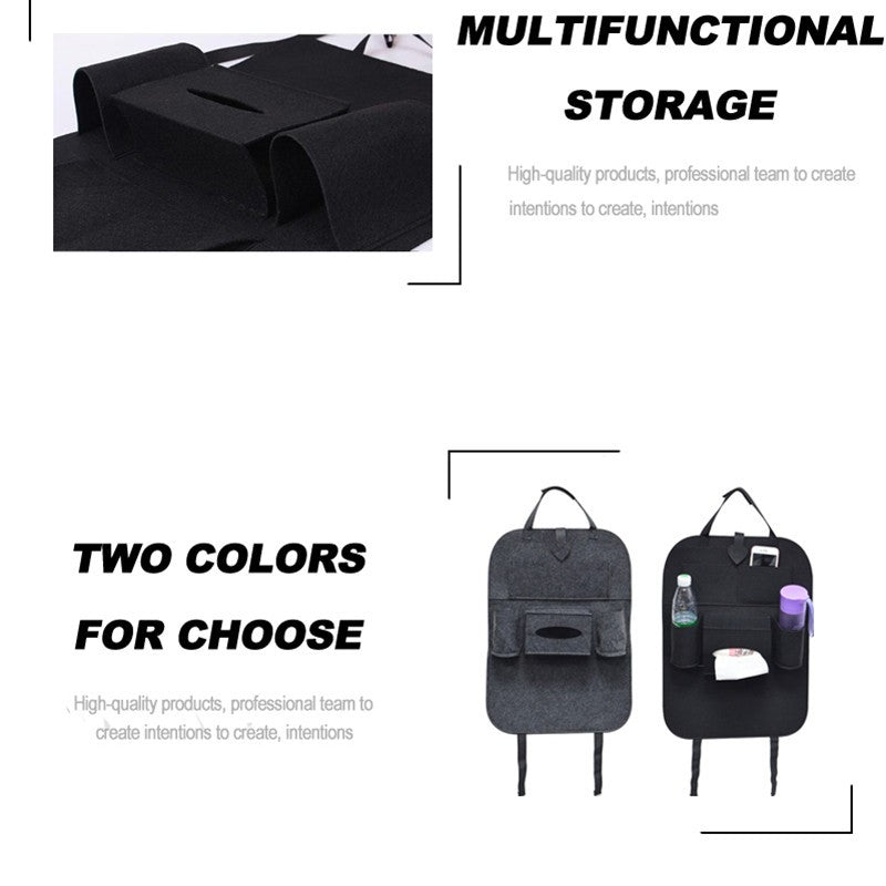 Organizador multiusos para asientos de coche