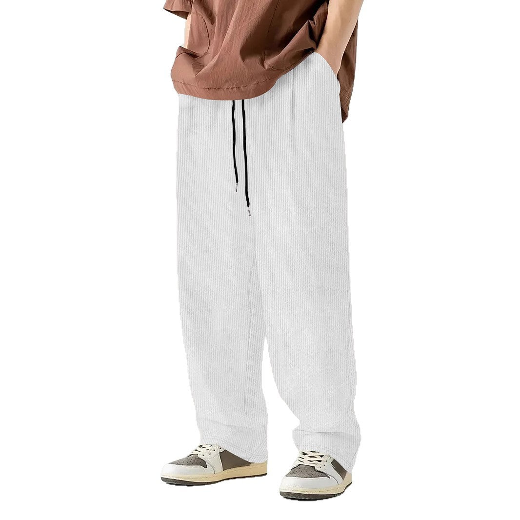Corduroy Casual Sports Loose-Fit High-Waisted Pants