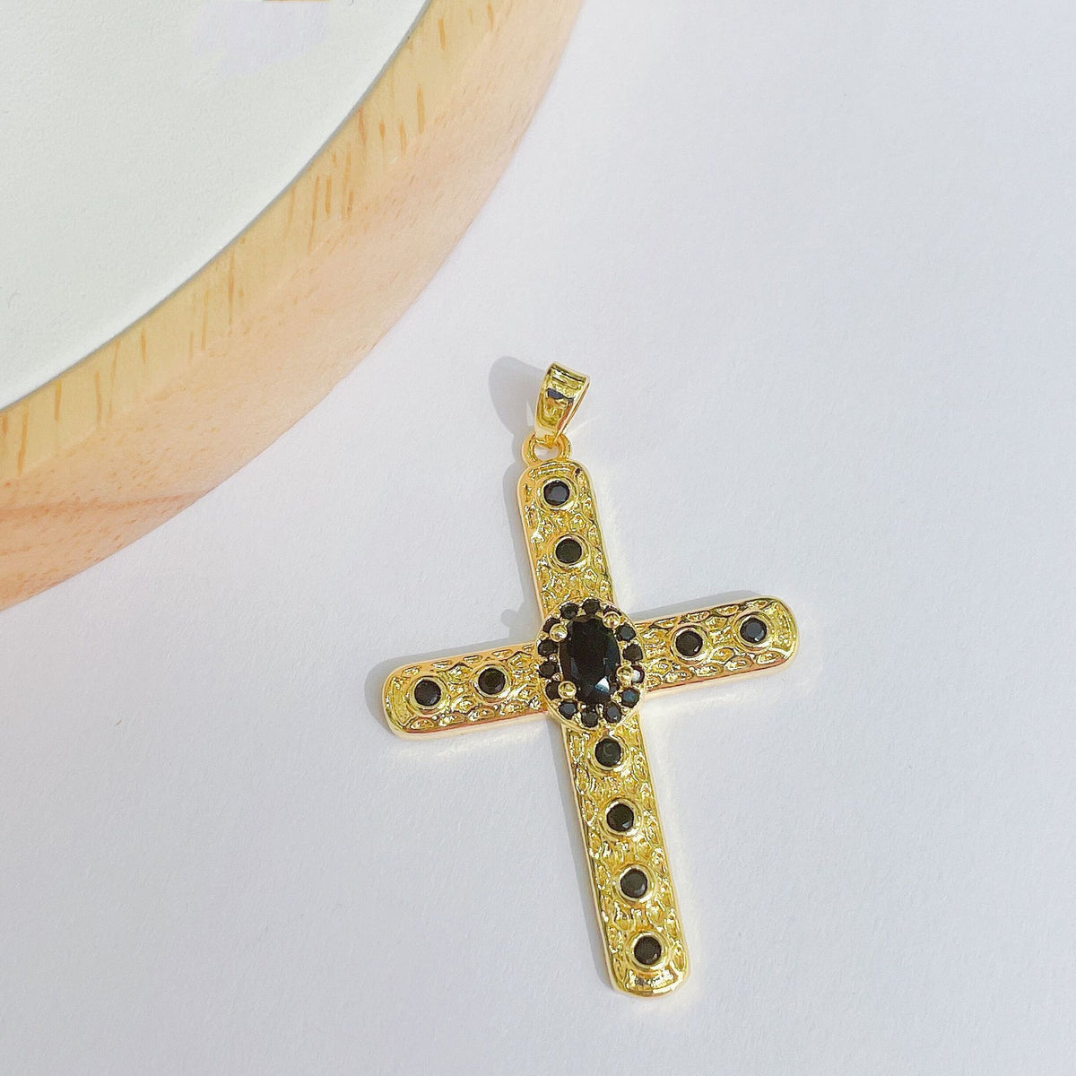 Punk Retro Hip-Hop Style Personalized Cross Necklace Pendant