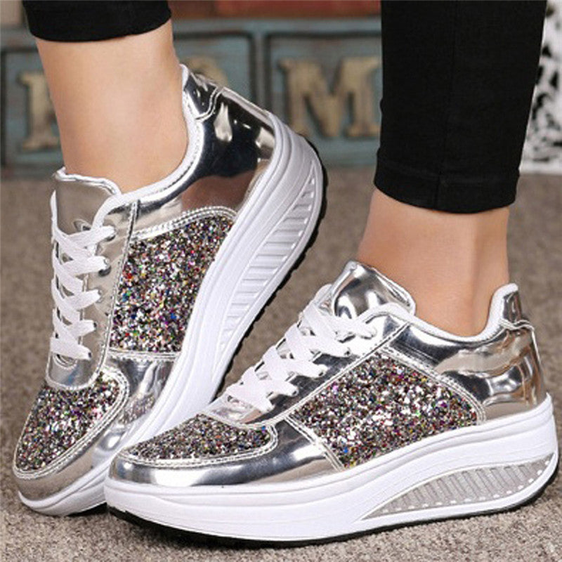 Zapatillas de lentejuelas para mujer