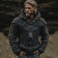 Men's European And American-Style AutumnWinter Printed Hoodie With Graphic Print