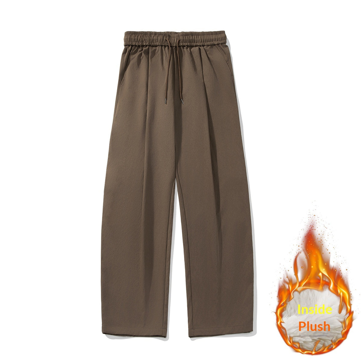 Tapered Trousers With A Drawstring Hem