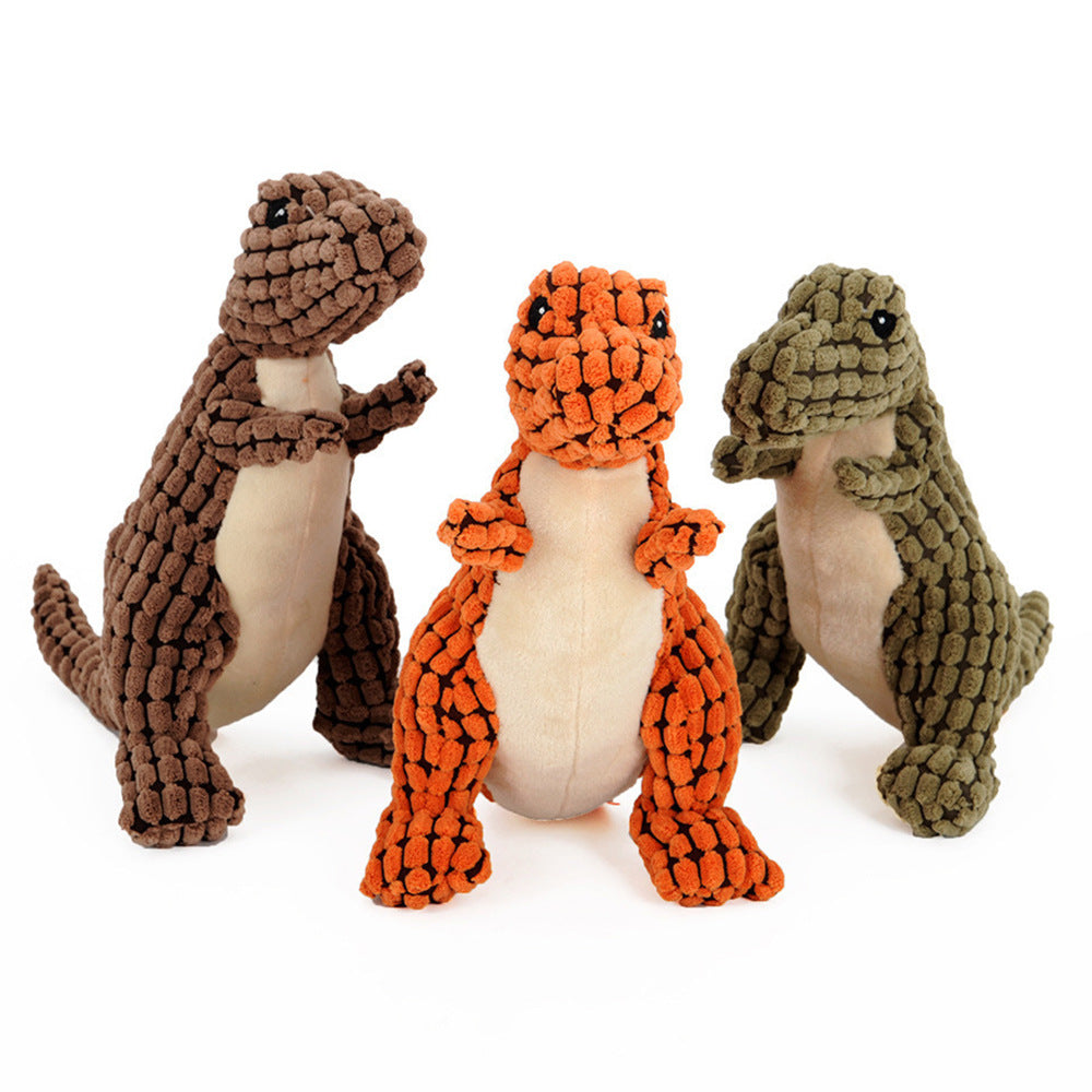 Dinosaurier-Haustierspielzeug Riesige Hunde Haustiere Interaktives Hundespielzeug für große Hunde Kauspielzeug Chihuahua Plüsch Füllung Quietscher