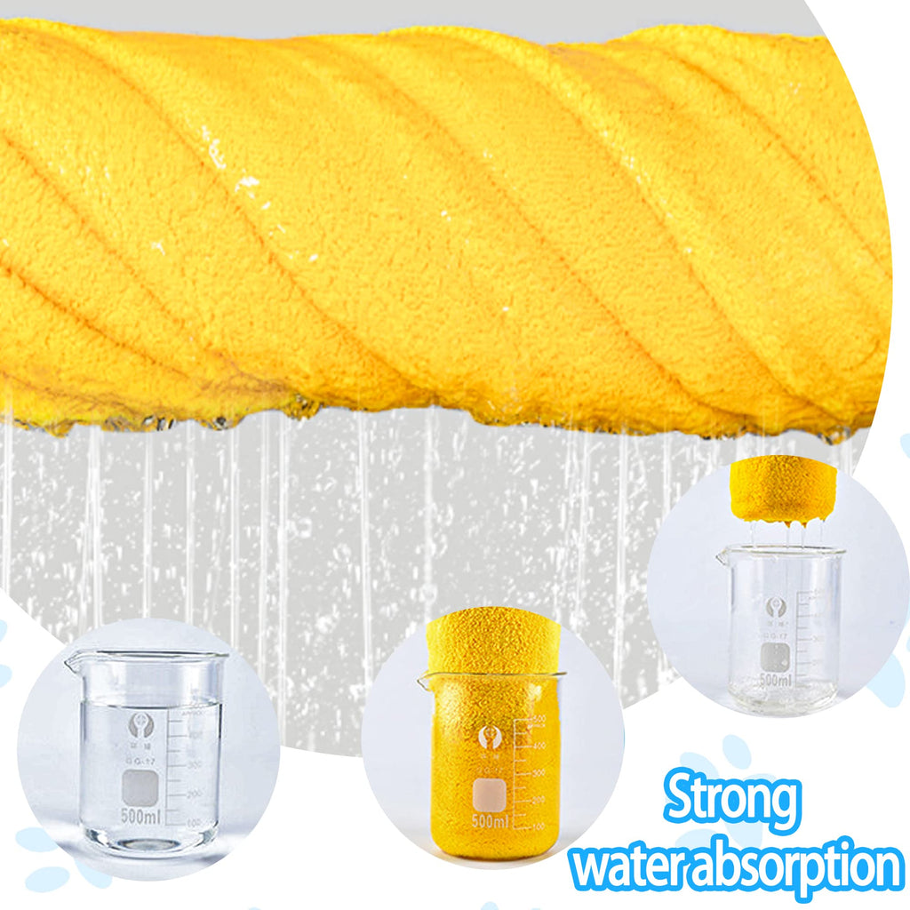 Toallas de baño para perros, toalla de secado rápido de microfibra suave y absorbente para perros, gatos y mascotas, color amarillo