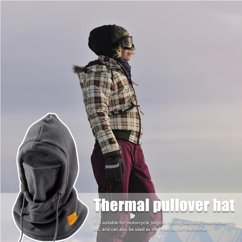 Cycling Beanie Hat, Winter Face Hood,Windproof Warm Polar Fleece Headwear, Cold Weather Gear For Snowboarding, Mountain Climbing, Motorcycle