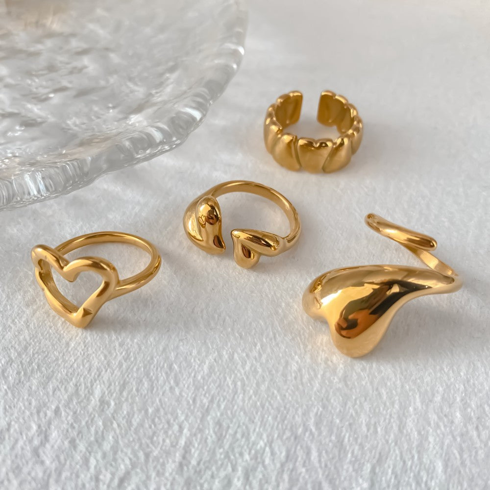 European And American Fashion Stainless Steel Ring For Women