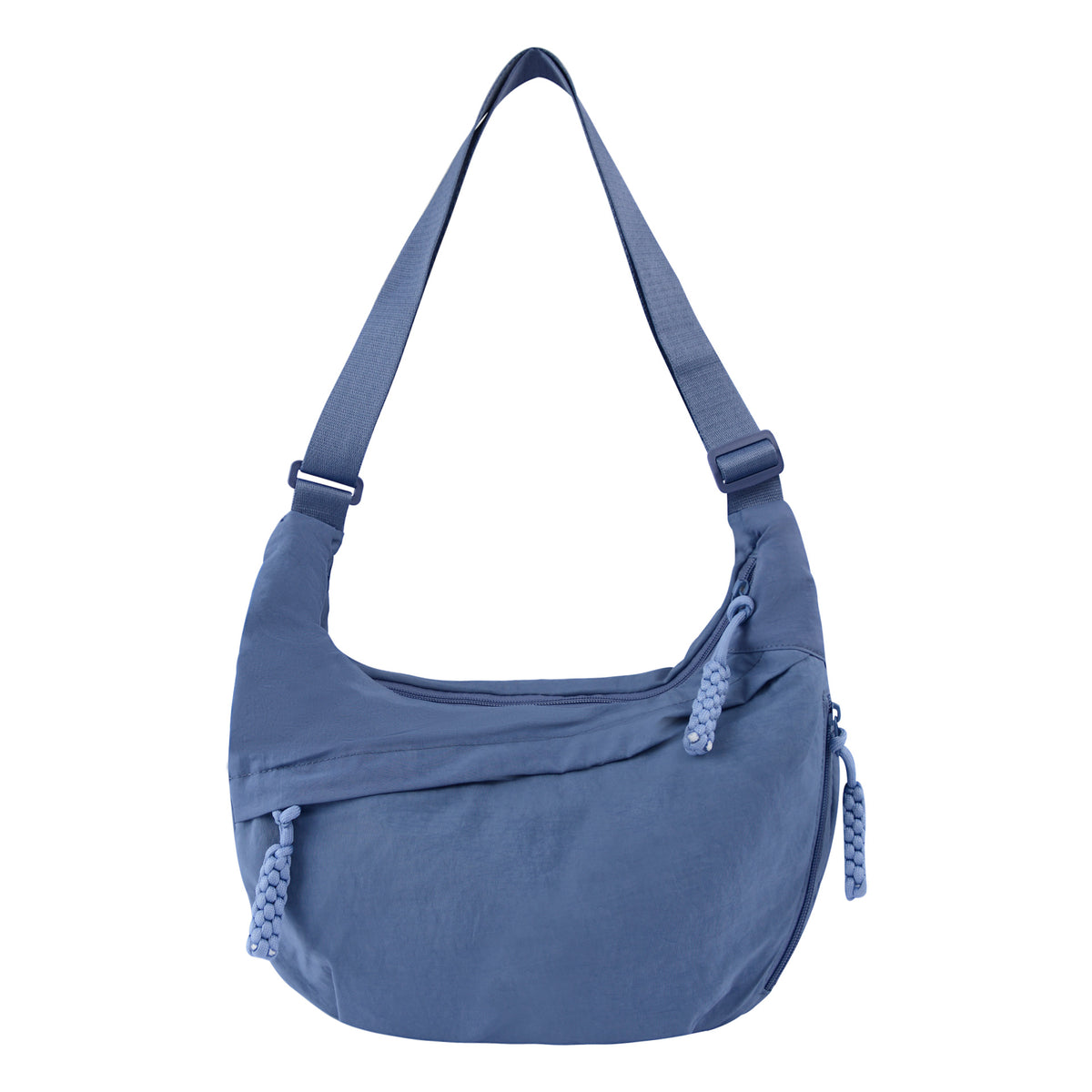 Womens Simple High-Capacity Nylon Crossbody Bag
