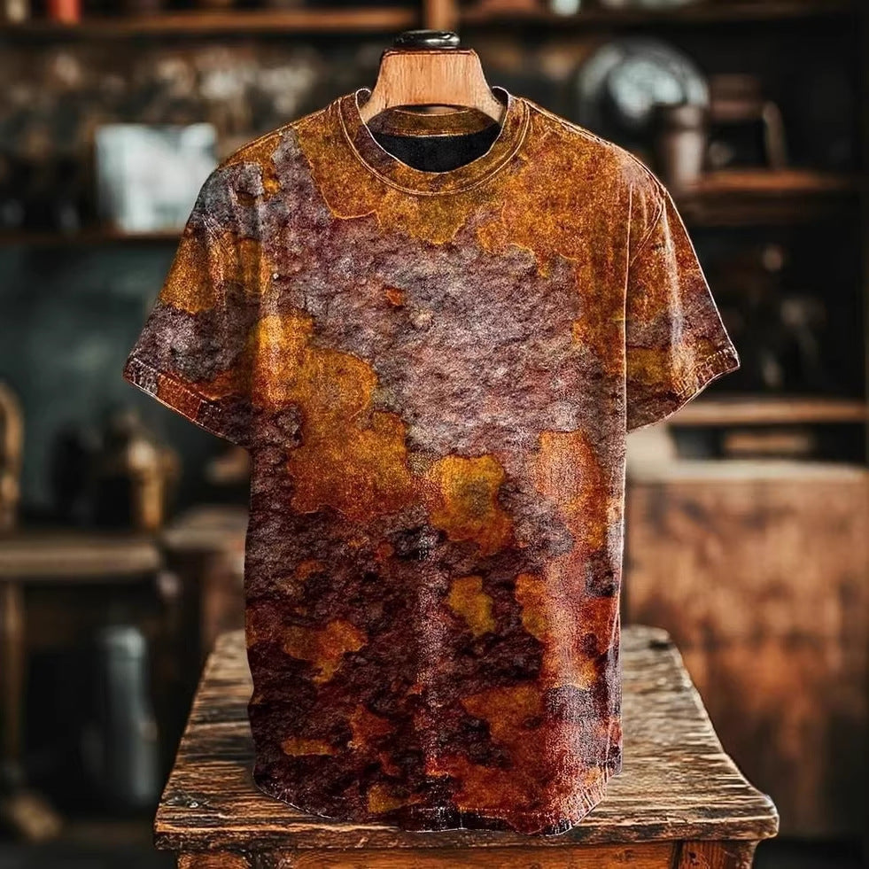 3D Digital Print Fashion Streetwear Short-Sleeve T-Shirt