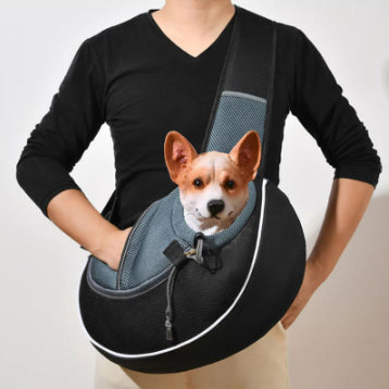 Haustier-Tragetasche Damen Outdoor Tragbare Umhängetasche für Hunde Katzen Haustierprodukte