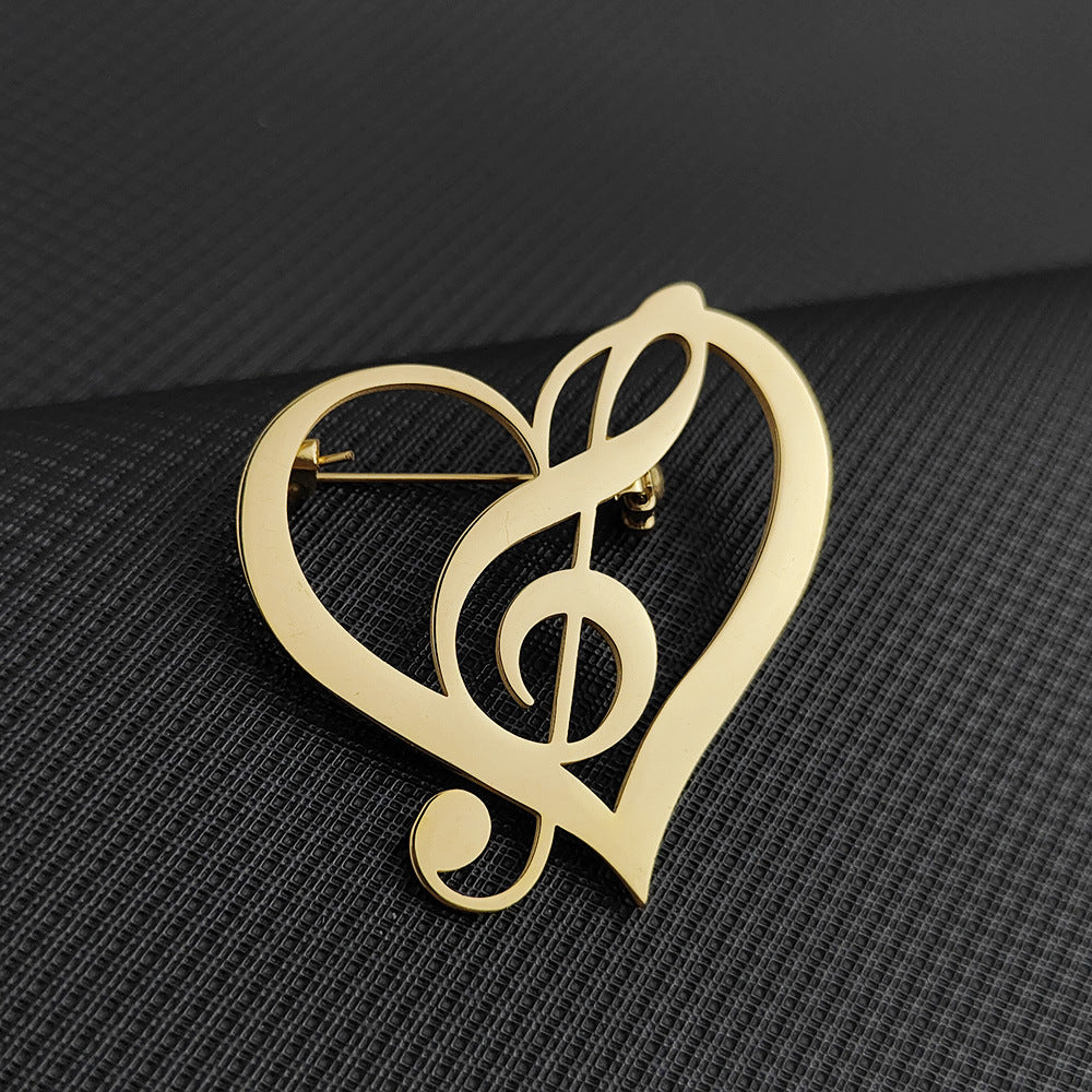 Love Note Brooch Romantic Accessory For Couples On Dates