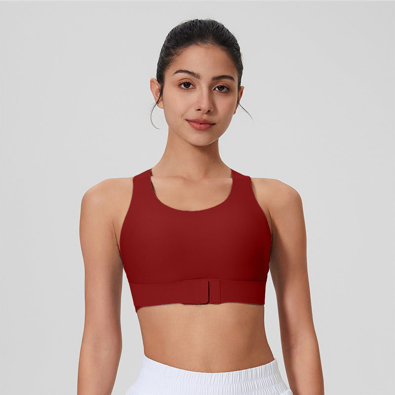 Front-closure Corrective Shaping Sports Bra