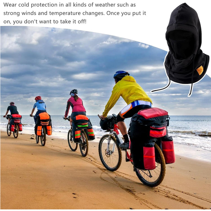 Cycling Beanie Hat, Winter Face Hood,Windproof Warm Polar Fleece Headwear, Cold Weather Gear For Snowboarding, Mountain Climbing, Motorcycle