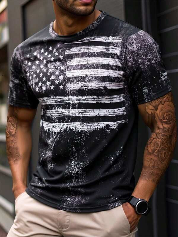 Mens Summer Tops In European And American Fashion Trends