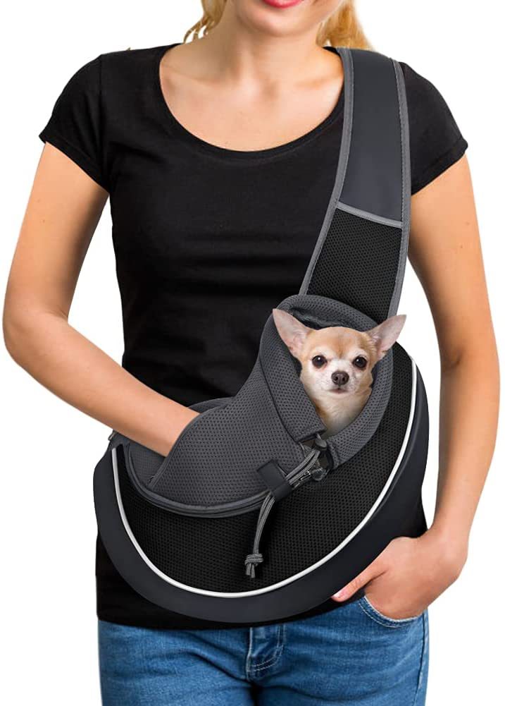 Haustier-Tragetasche Damen Outdoor Tragbare Umhängetasche für Hunde Katzen Haustierprodukte
