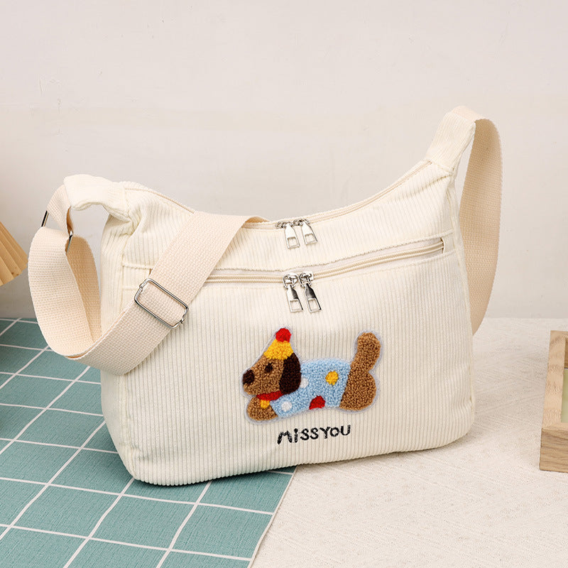 Retro Commuter Tote With A Single Shoulder Strap Spacious Bag For Women