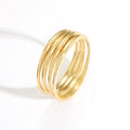 Vintage Wide Plain Ring Bracelet