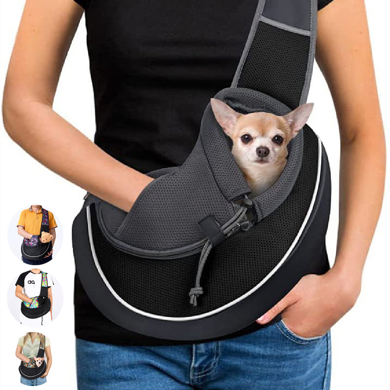 Haustier-Tragetasche Damen Outdoor Tragbare Umhängetasche für Hunde Katzen Haustierprodukte