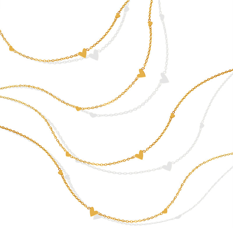 Minimalis Refined Versatile Sweet And Edgy Heart Necklace