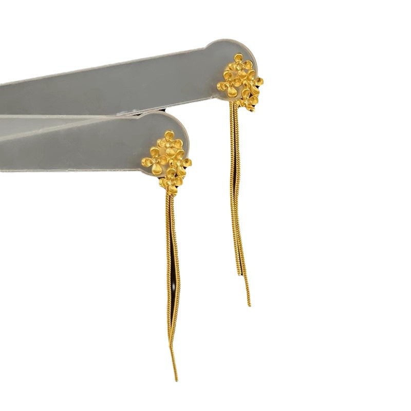Retro-style Ear Jewelry With Electroplating