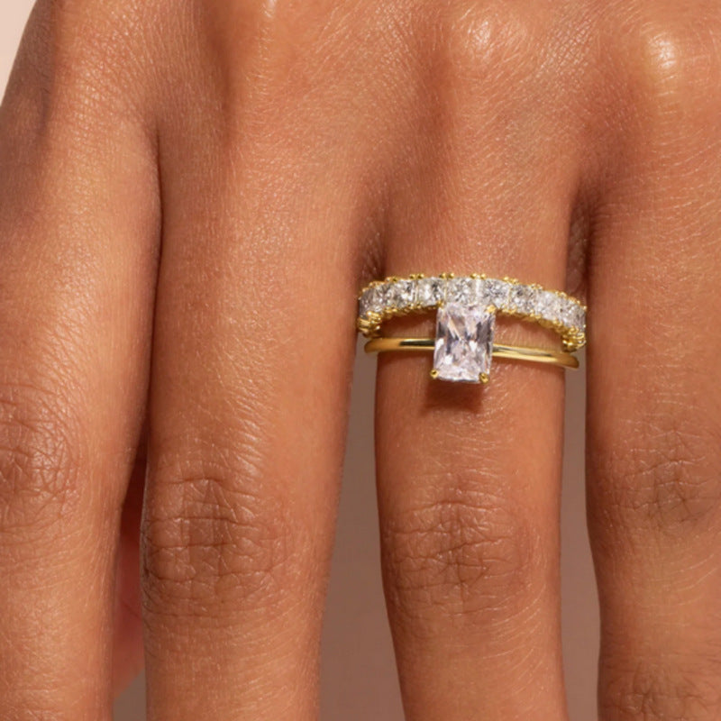 Fashionable Geometric Trendy Ring For Women