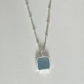 Simple Geometric Square Pendant Necklace For Women