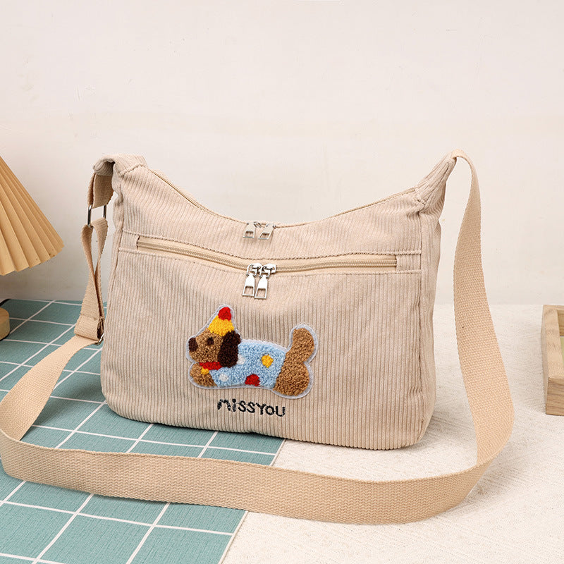 Retro Commuter Tote With A Single Shoulder Strap Spacious Bag For Women