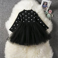 Baby Mädchen Frühling Winter Langarm Tüllkleider Spitze Neugeborene 1. Geburtstag Partykleider Taufkleid Freizeitkleidung