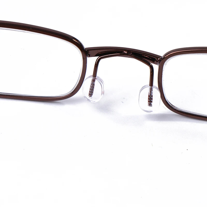Stick On Phone Mini Clip Nose Bridge Reading Glasses Ultra Thin Reading Glasses 100-350 Portable Presbyopic Glasses With Case