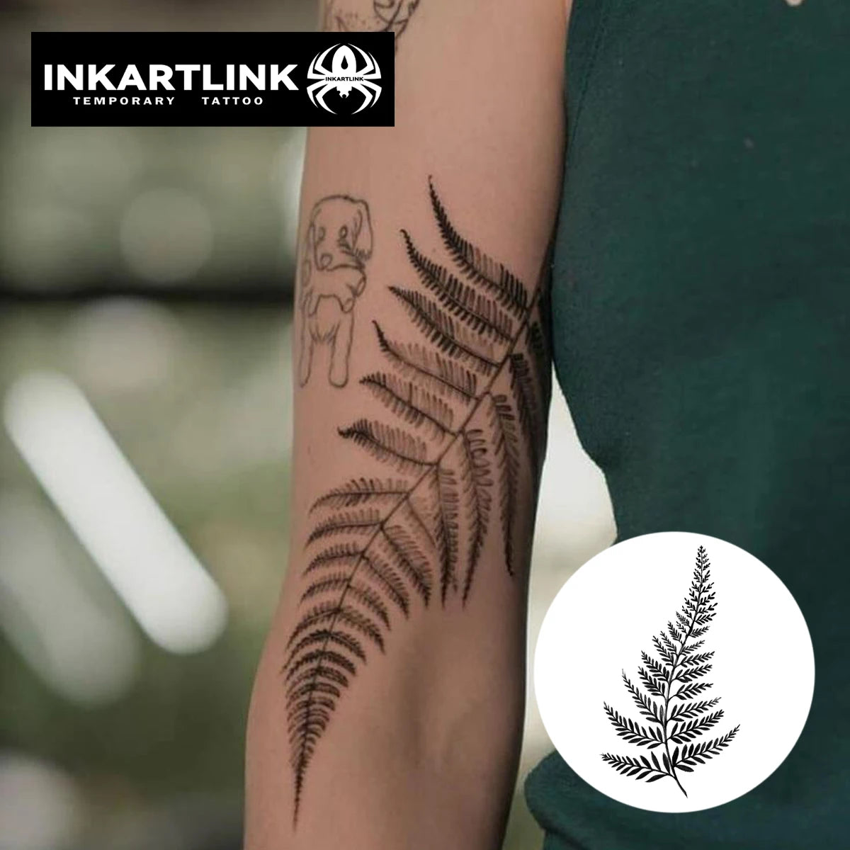 Leaves Temporary Tattoo,Lasts To 15 Days New Technology Magic Waterproof Semi Permanent Sticker