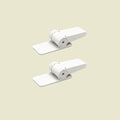2pcs Plastic Door Rod Lock Universal Anti Opening Handle Child and Baby Safety Lock No Drilling Multifunctional Hidden Button