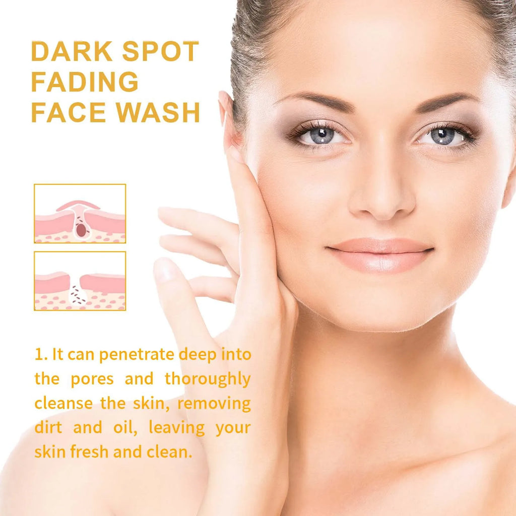 EELHOE Turmeric Face Cleansing for Firmming Skin Refine Pores Nourishing Repair Skin Face Blemishes Removal Face Cleanser 100ml