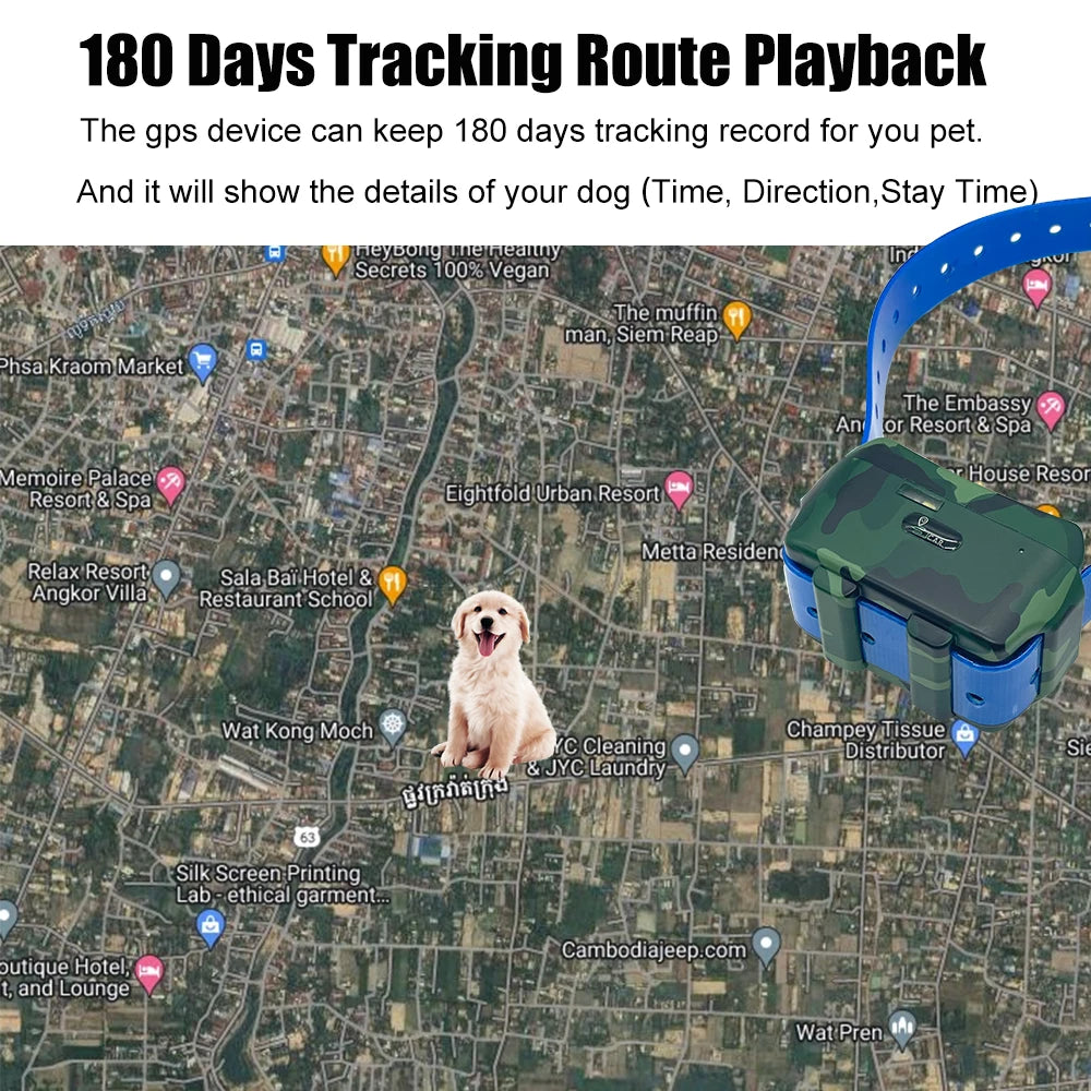 4G GPS Locator for Hunting Dog Waterproof IK122T Anti-lost Gps Collar for Midium Large Hound