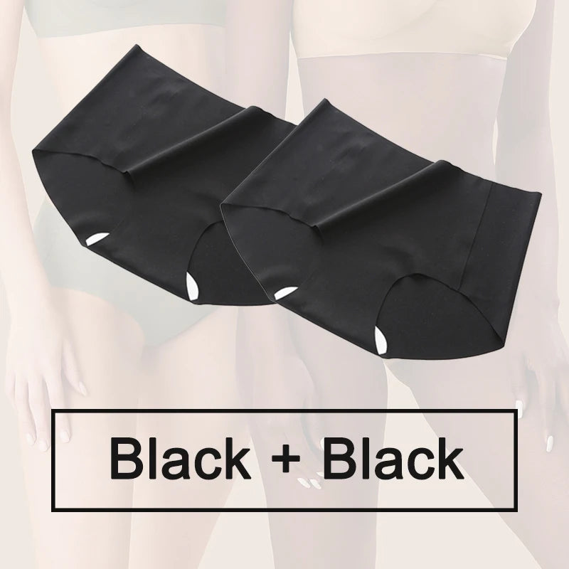 2PCS/Set Seamless Panties Sexy Lingerie Women Underwear Soft Intimate Female Woman's Lingerie Invisible Underpants Briefs Pantys